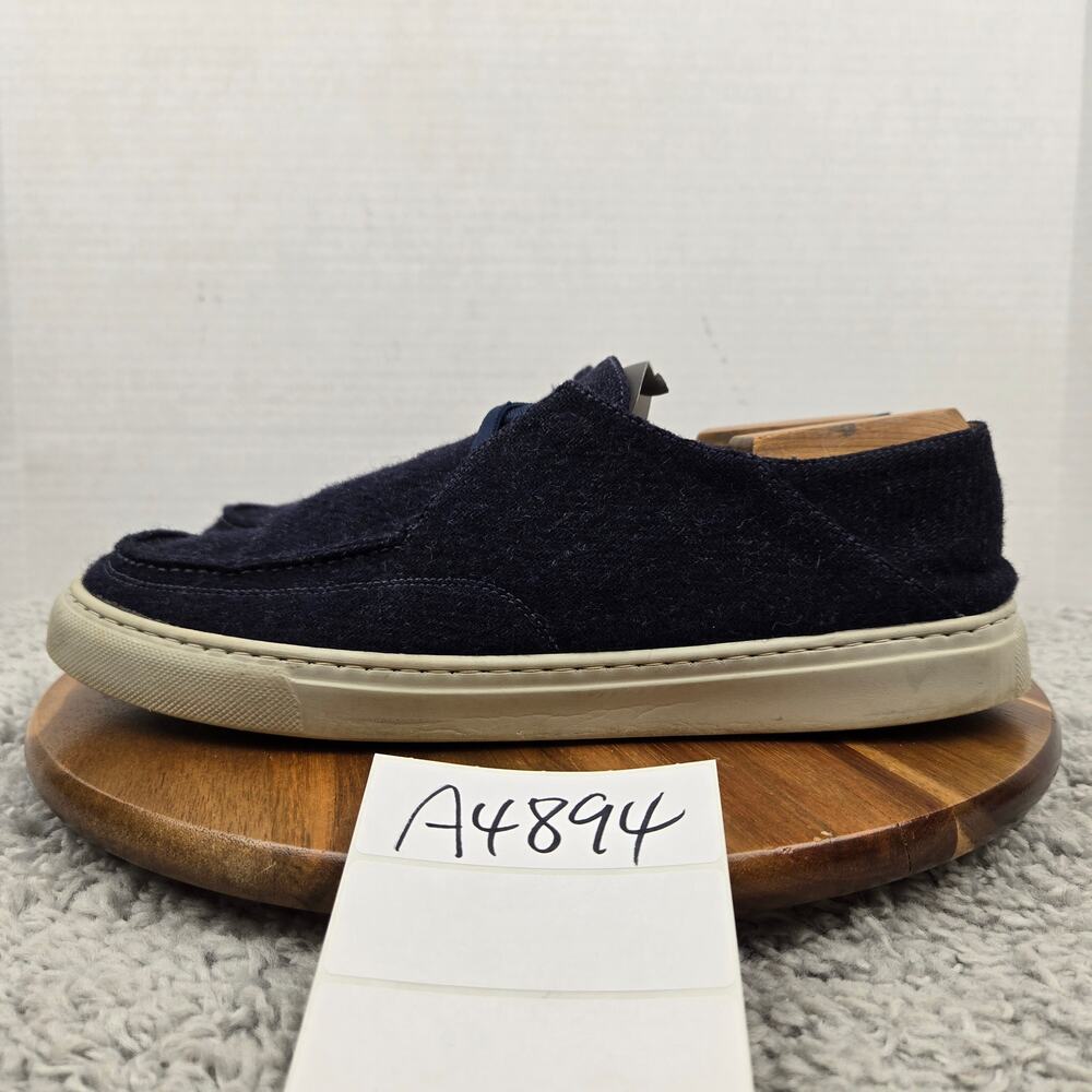 Peter Millar Mens 11 Mountainside Shetland Navy Wool Casual Lifestyle Slip On